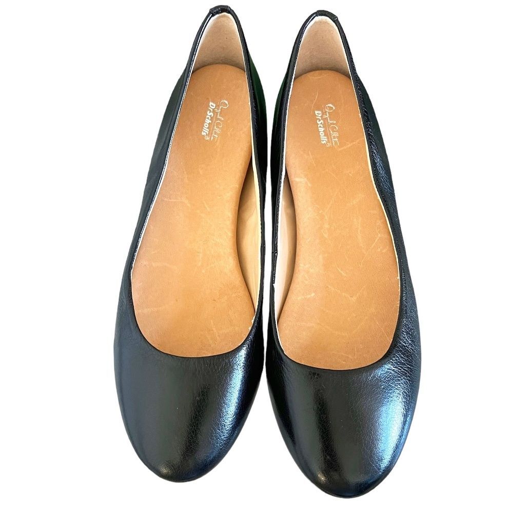 Dr. Scholl's Vixen Ballet Flats In Black Leather Size 10 - Picture 5 of 12